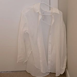 Light and slightly sheer button up